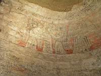 Polignac, Eglise Saint Martin, En haut, anges choristes et ange musicien